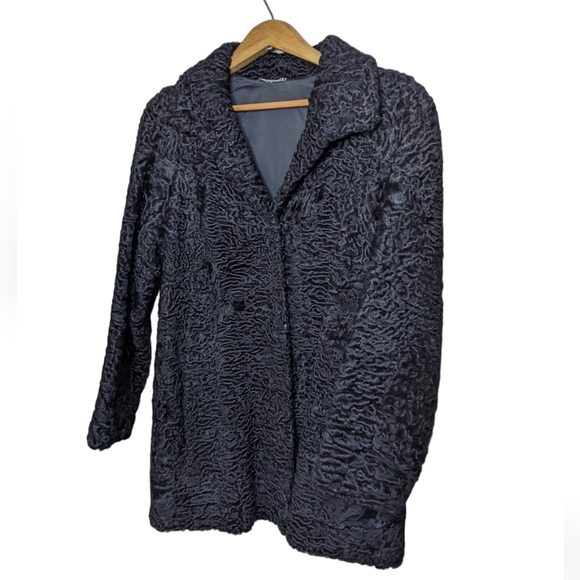 Vintage Genuine Lamb Fur Coat - Picture 2 of 9